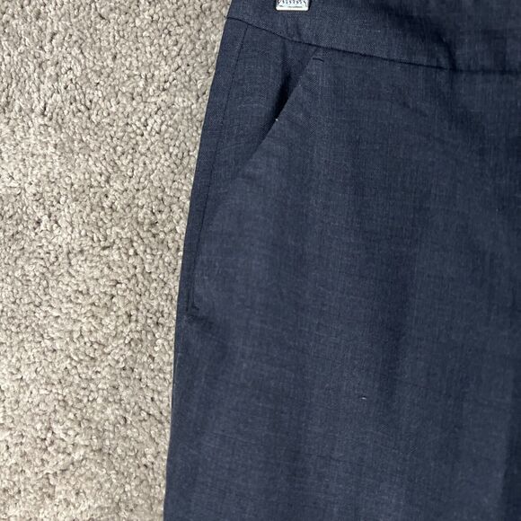 Tahari Dress Pants Womens 4 Blue Flat Front Pockets Business - Picture 5 of 13